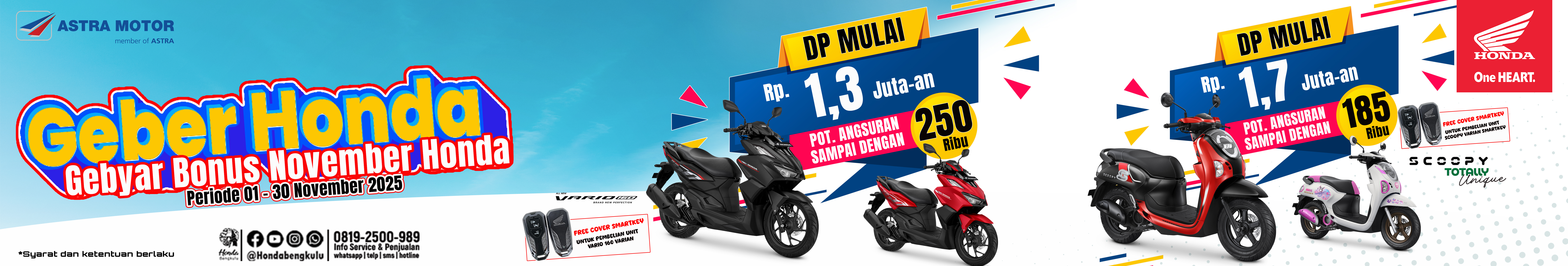 HONDA BANNER  HONDA BANNER