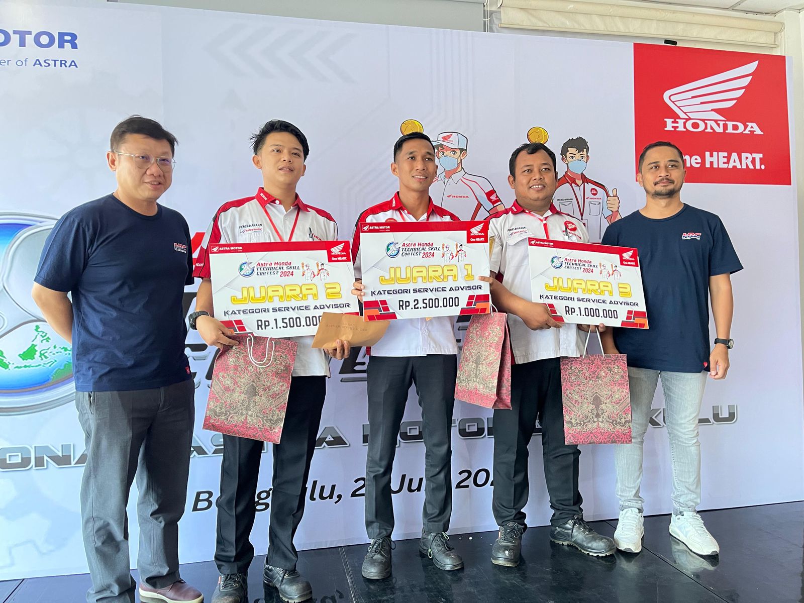 Astra Motor Bengkulu Berhasil Gelar Astra Honda Technical Skill Contest 2024 Regional