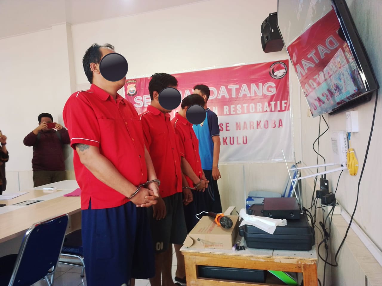 Jadi Kurir dan Bandar Narkoba, 3 Orang Residivis  Kasus Sabu-sabu Kembali Ditangkap Polda Bengkulu