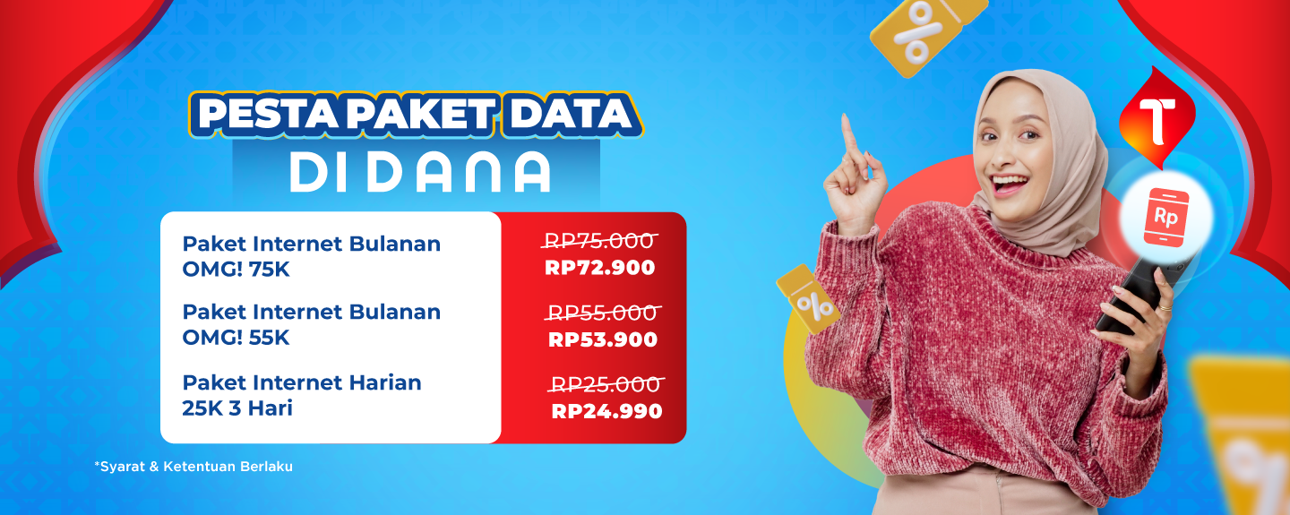 Pesta Paket Data Telkomsel Hanya di DANA, Buruan Sebelum Kehabisan!