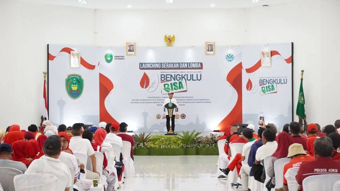 Gerakan Bengkulu BISA Dilaunching, Semangat Kota Bengkulu jadi Indah dan Bebas Sampah