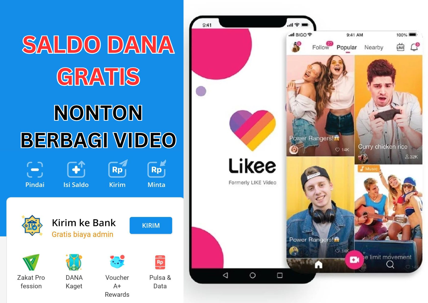 Rezeki Saldo DANA Gratis Rp100.000: Tugasnya Nonton dan Berbagi Video