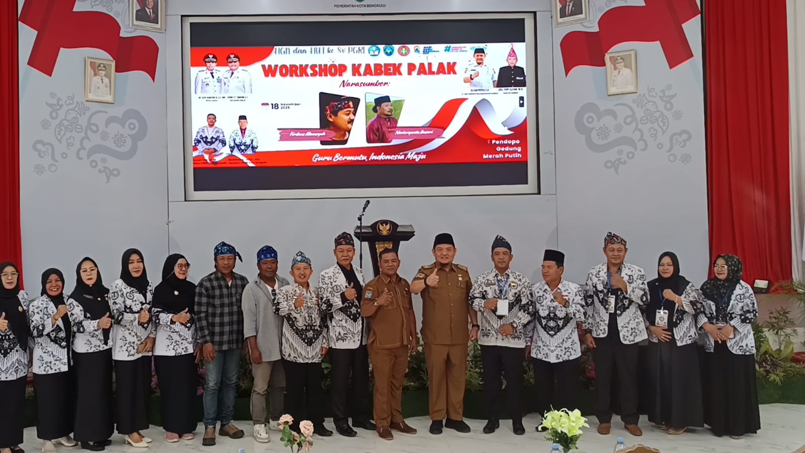 115 Guru se-Kota Bengkulu Ikuti Workshop Pembuatan Kebek Palak