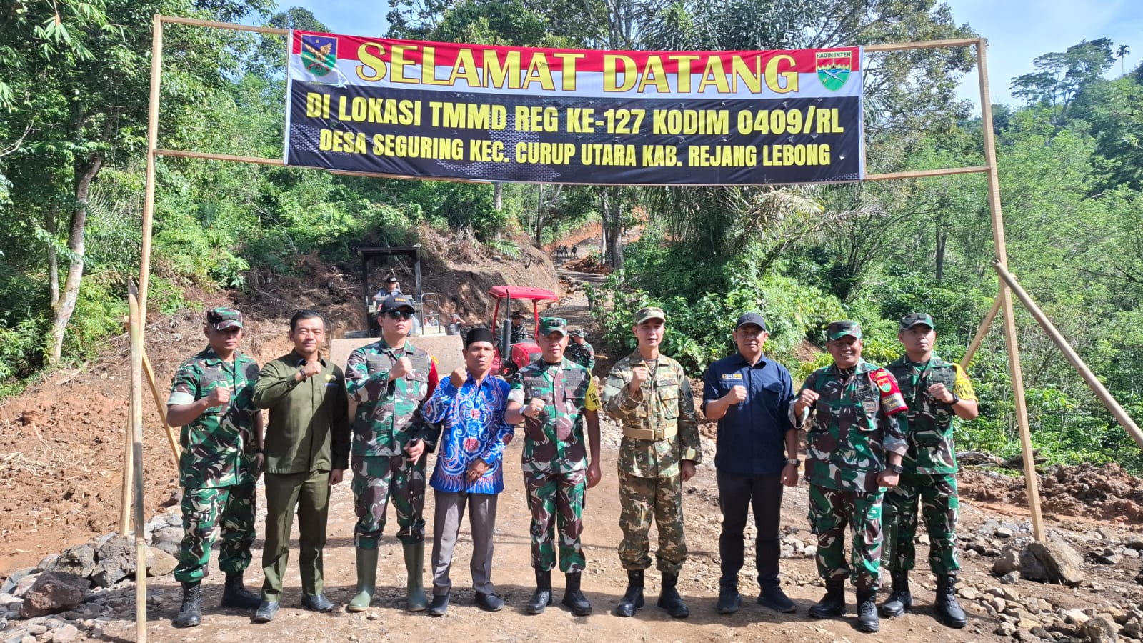 Pastikan Kualitas Jalan hingga Sumur Bor, Tim Wasev Evaluasi TMMD di Curup Utara