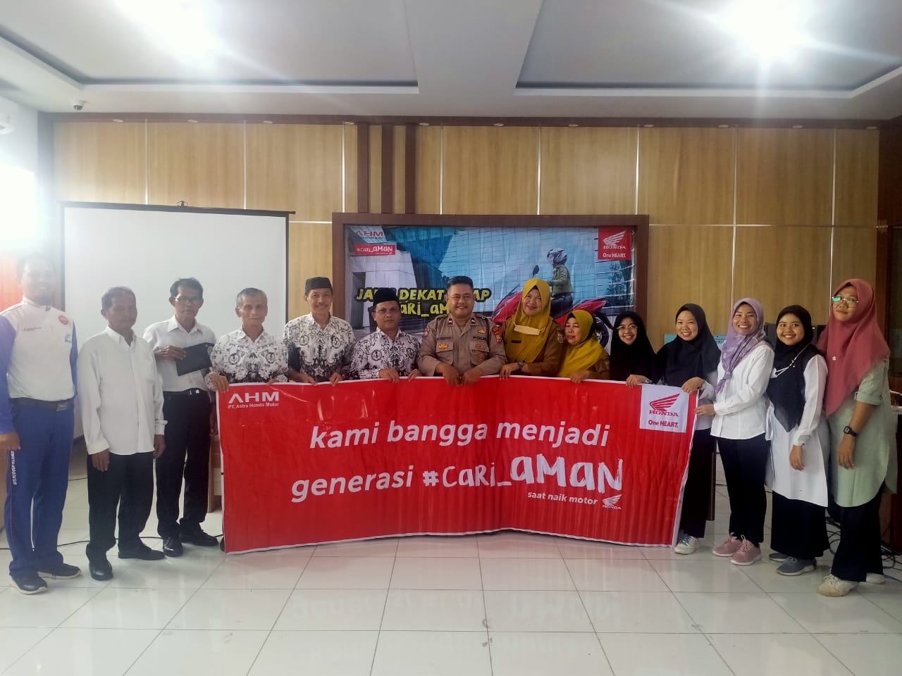 Astra Motor Bengkulu Terus Edukasi Cari Aman,   Kali ini di SMKN 4 Kota Bengkulu