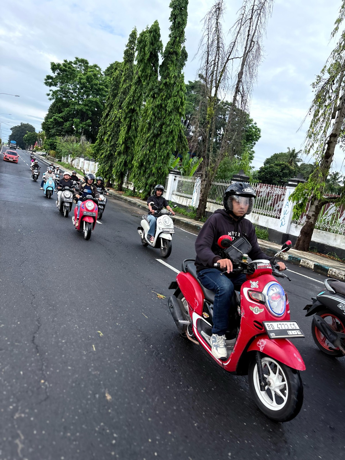 Tampil Stylish dan Kompak, Komunitas S.O.B Bengkulu Meriahkan Scoopy Velocreativity Bersama Astra Motor