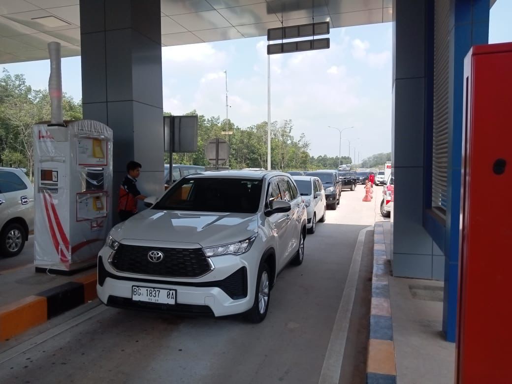 7.000 Kendaraan Lintasi Tol Bengkulu  Saat Arus Mudik