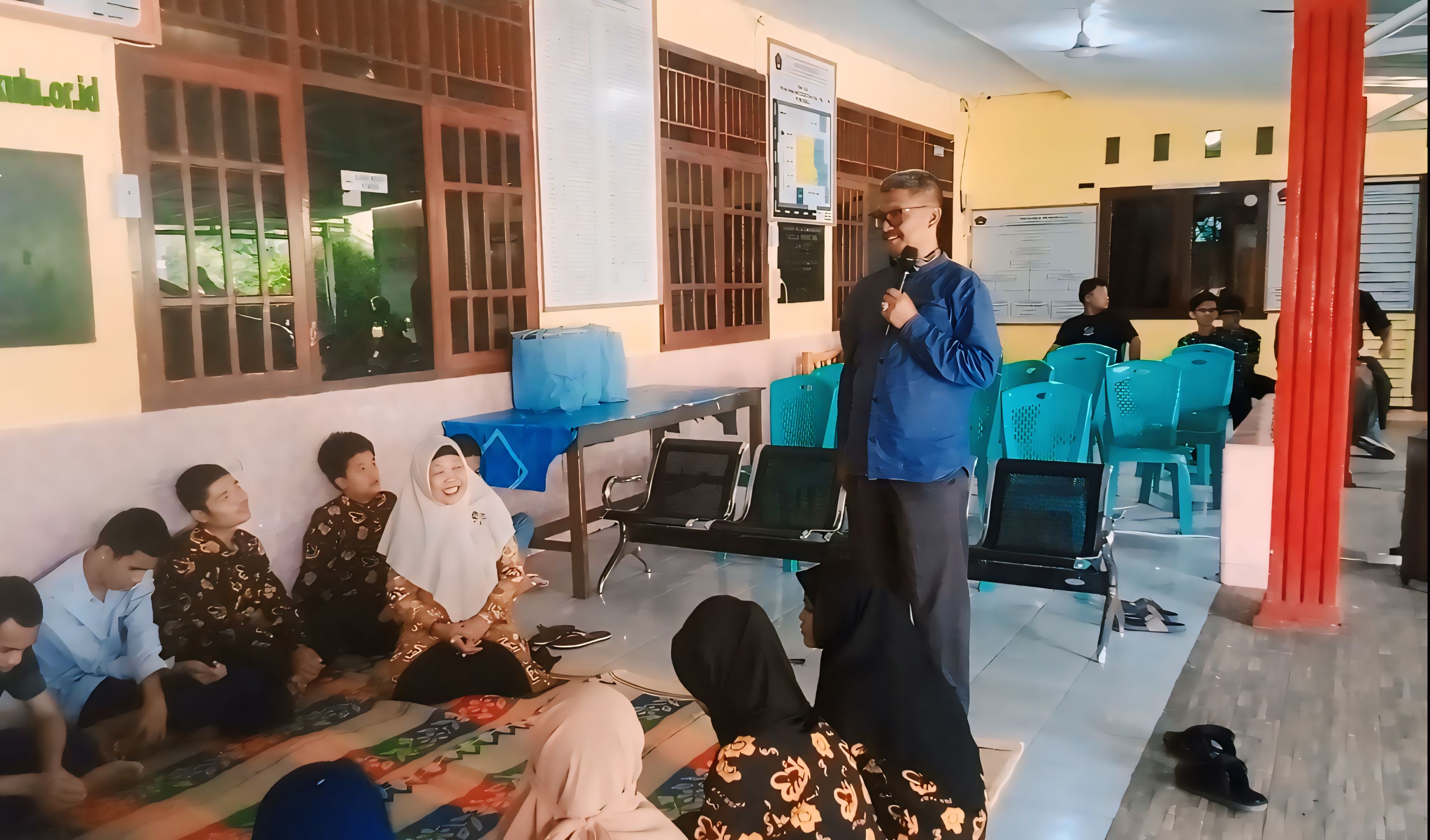 Sukatno Sambangi Puluhan Anak Disabilitas di Yayasan Panti Sosial Tuna Netra Amal Mulia