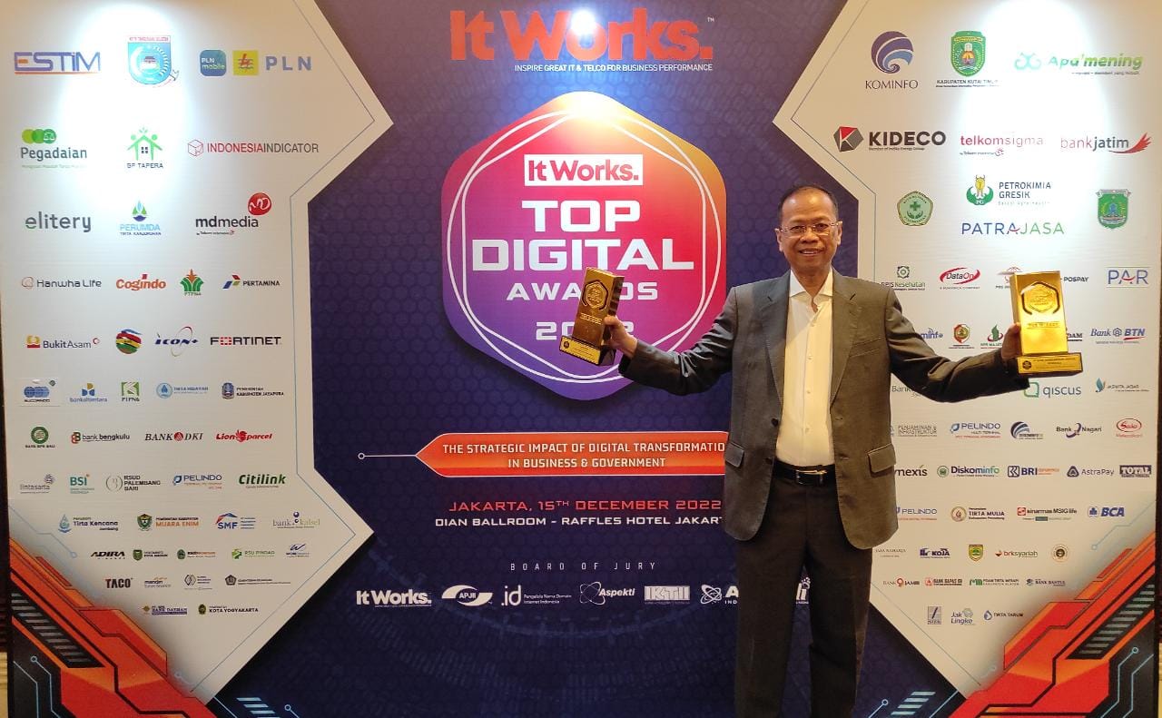 Bank Bengkulu Raih Top Digital Award 2022