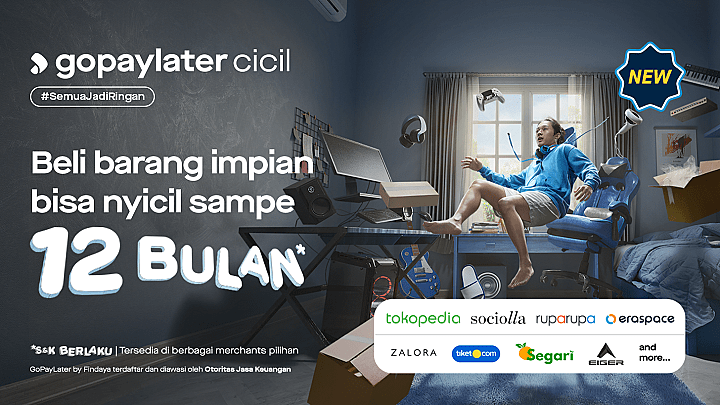 Pinjaman Uang Hingga Rp15 Juta di GoPaylater Cicil Lewat Tokopedia, Begini Cara Mudahnya