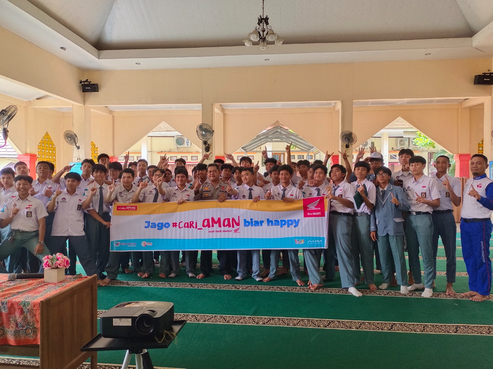 Cegah Kecelakaan di Kalangan Remaja, Astra Motor Bengkulu Gaungkan #CariAman