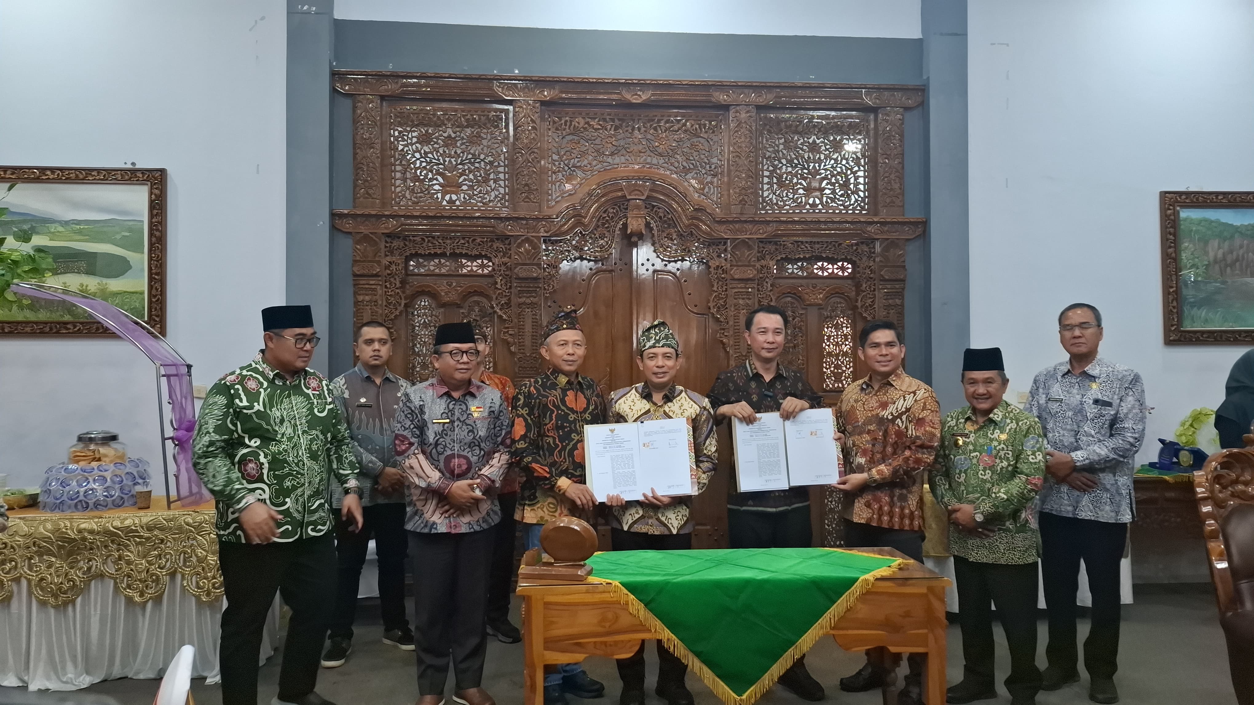 Pemkab Rejang Lebong dan Pemkot Bengkulu Teken MoU Pengembangan Pariwisata