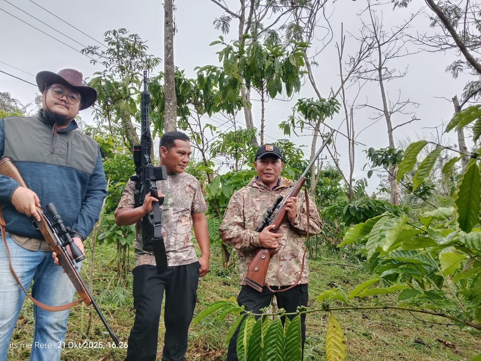 Motivasi Atlet dan Bantu Petani, Pengprov Perbakin Bengkulu Kunjungi Kepahiang Sekaligus Berburu Hama Babi