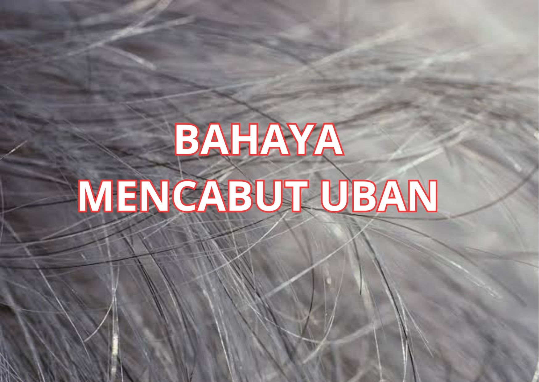 Rambut Ubanan Jangan Dicabut, Begini Bahaya Efek Sampingnya