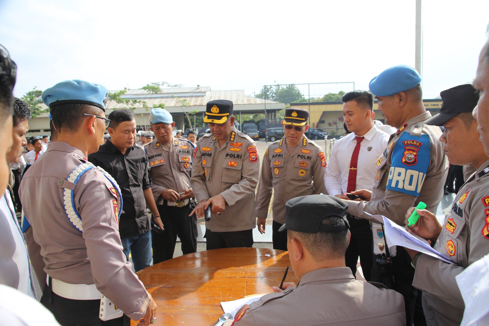Cegah Penyalahgunaan Senpi, Polda Bengkulu Periksa 111 Personel Pemegang Senjata Api