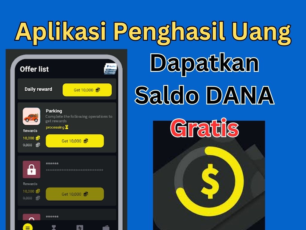 Aplikasi Penghasil Uang Baru! Terbukti Membayar Saldo DANA Ratusan Ribu Rupiah