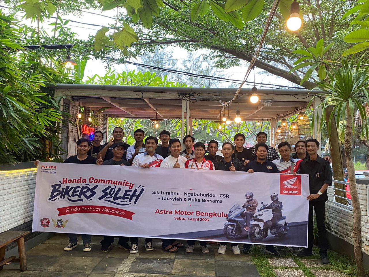 Astra Motor Bengkulu Ajak Ratusan Bikers Honda Silaturahmi, Ngabuburide, CSR, Tausyiah dan Buka Puasa Bersama