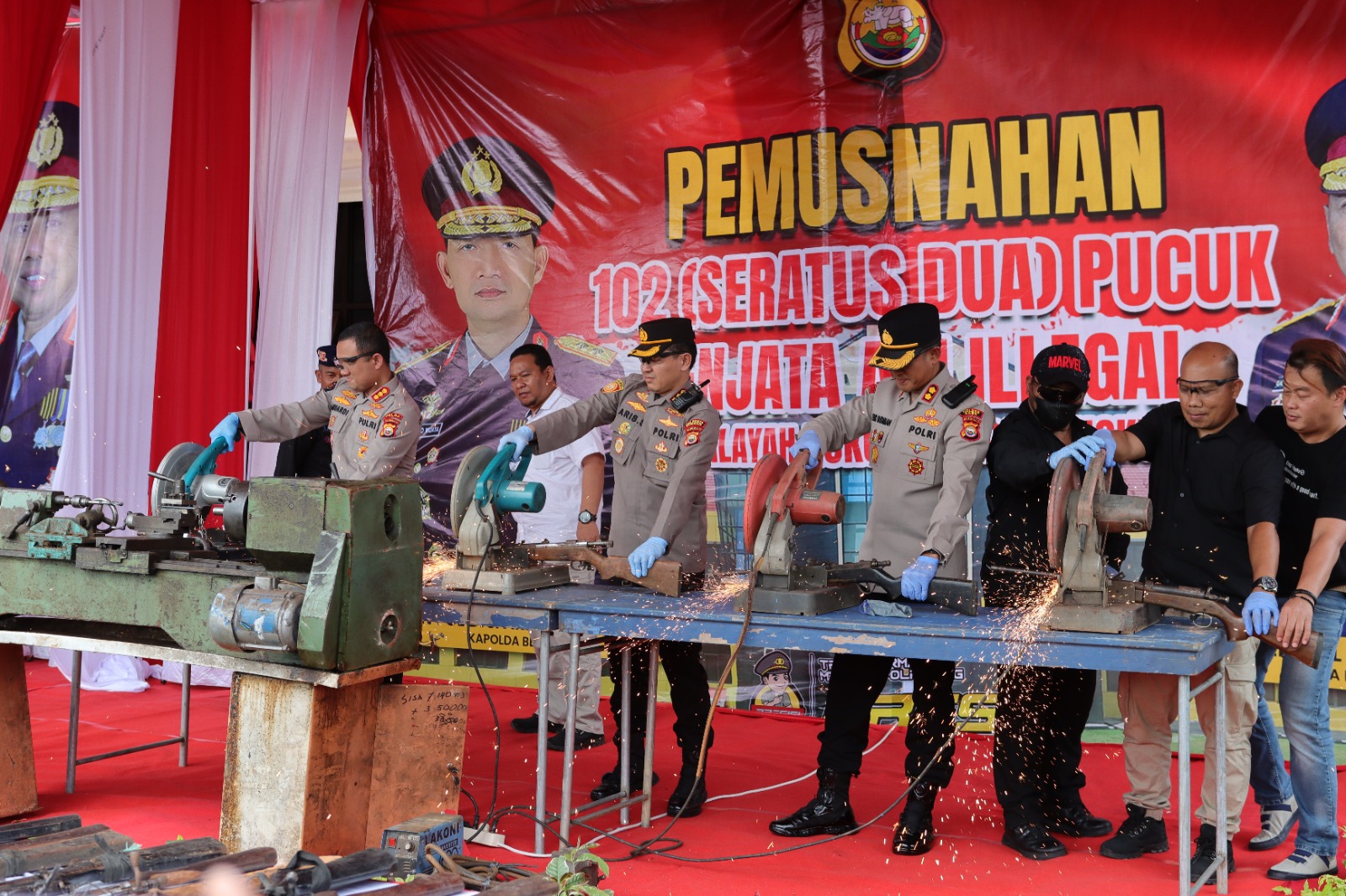 10 Tahun Beroperasi, Begini Proses Produksi Senpi Ilegal yang Dibongkar Polda Bengkulu dan Densus 88