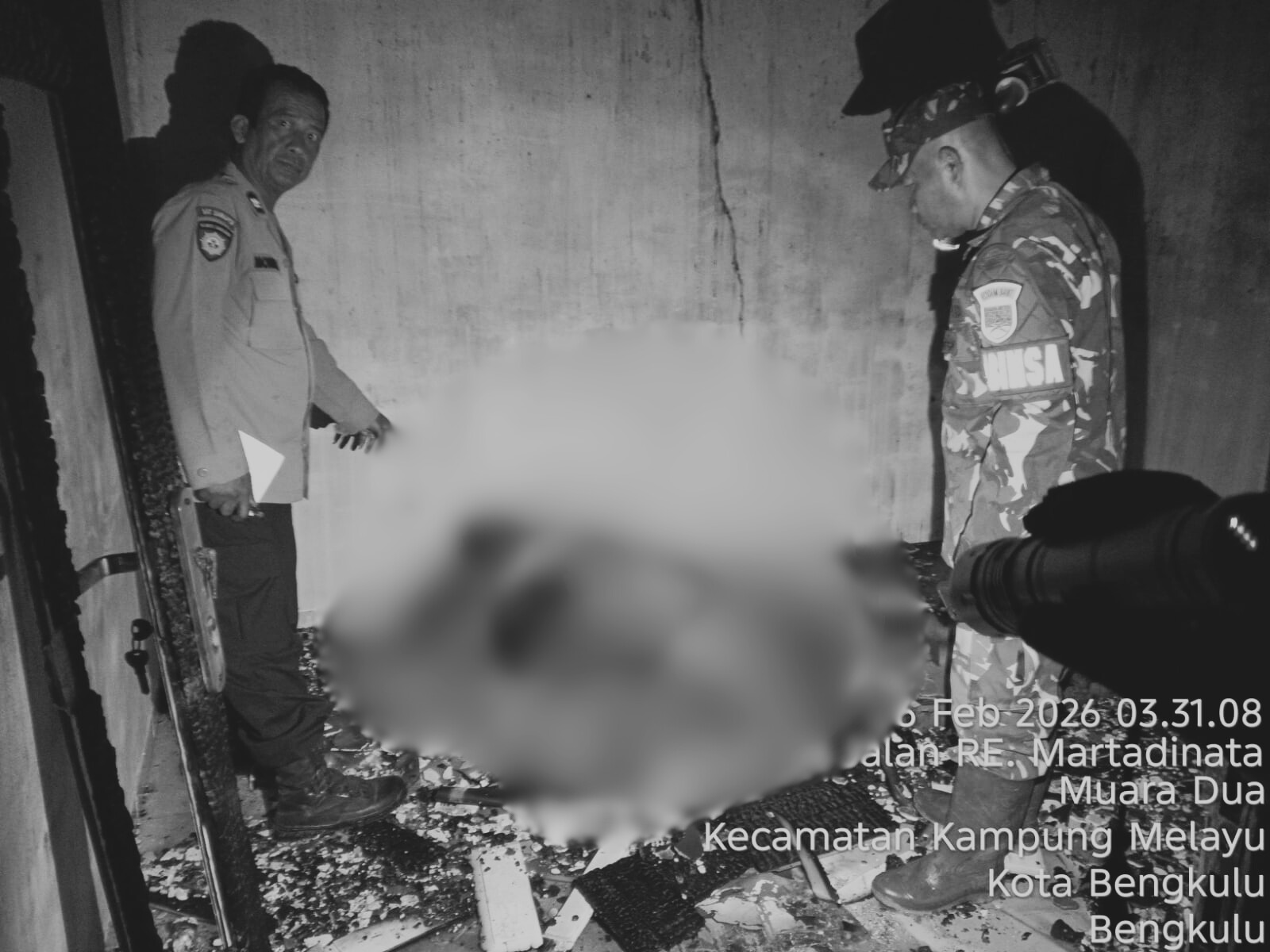 Kebakaran di Jalan Citandui Bengkulu, Suami Istri Tewas Terbakar 