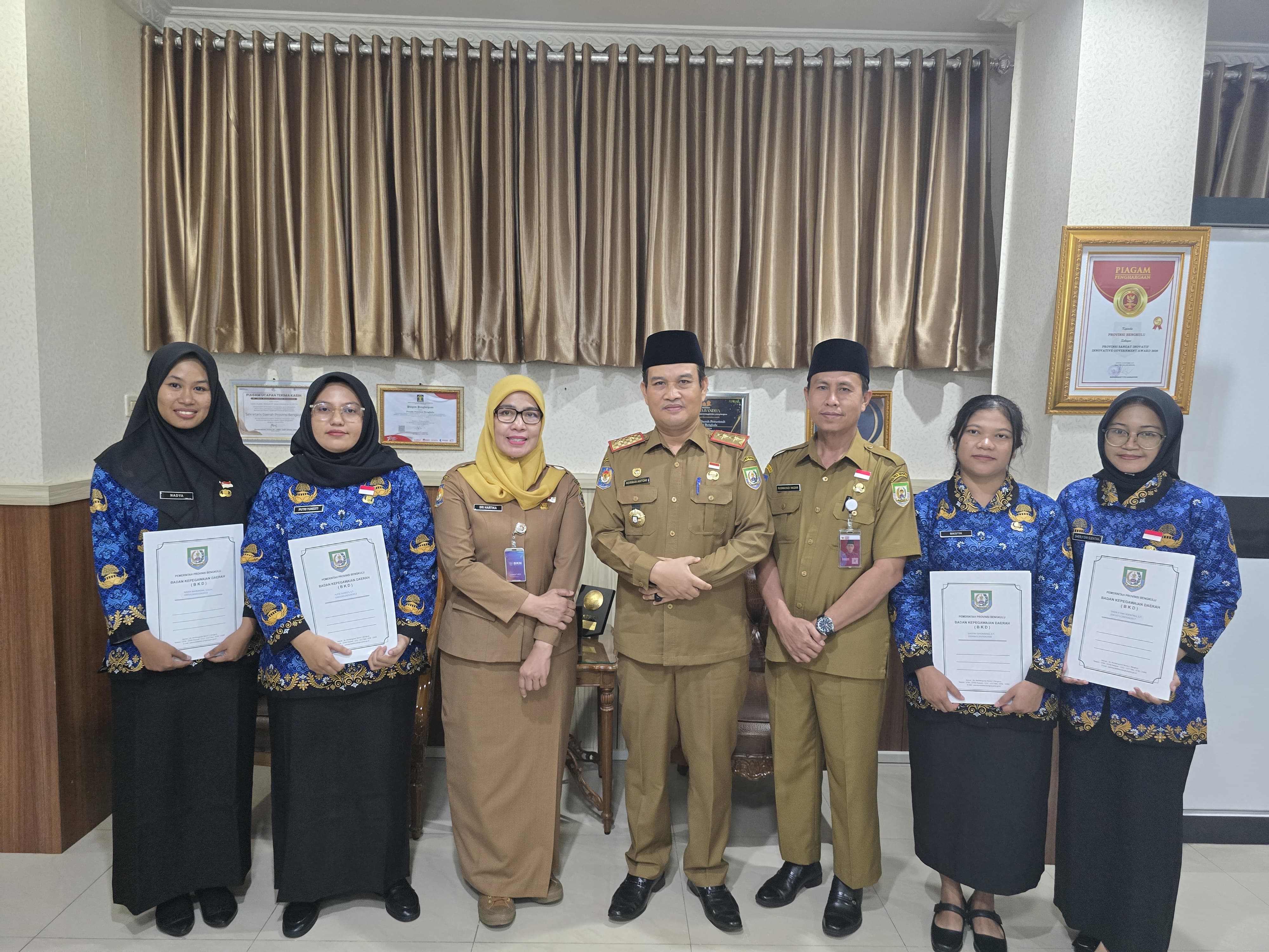 Empat CPNS Pengganti Resmi Terima SK Pengangkatan, Satu Lainnya Masih Berproses di BKN