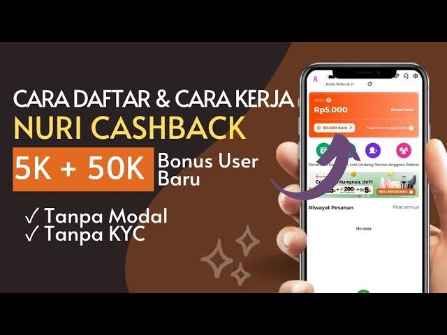 Ambil Segera Saldo Gratismu Rp834 Ribu di Aplikasi NuriCashback, Cuma Main Game Tanpa Harus Deposit