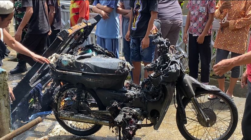 Ditinggal ke Kebun, Satu Unit Rumah di Lebong Hangus Terbakar