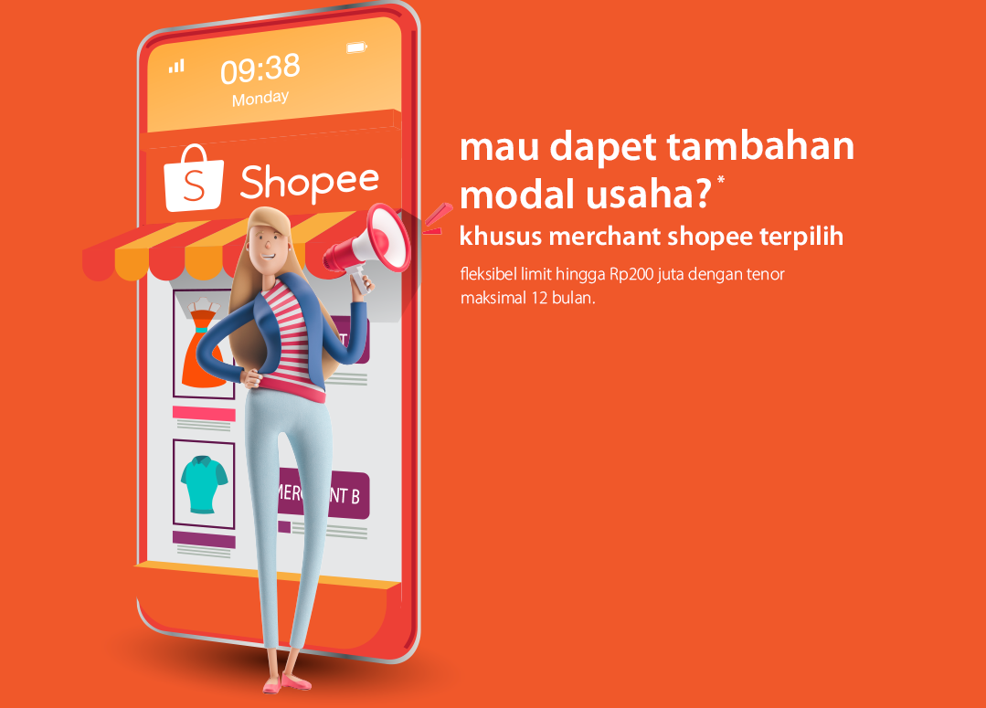 Bank Mandiri Sediakan Pinjaman Modal di Shopee Tanpa Agunan