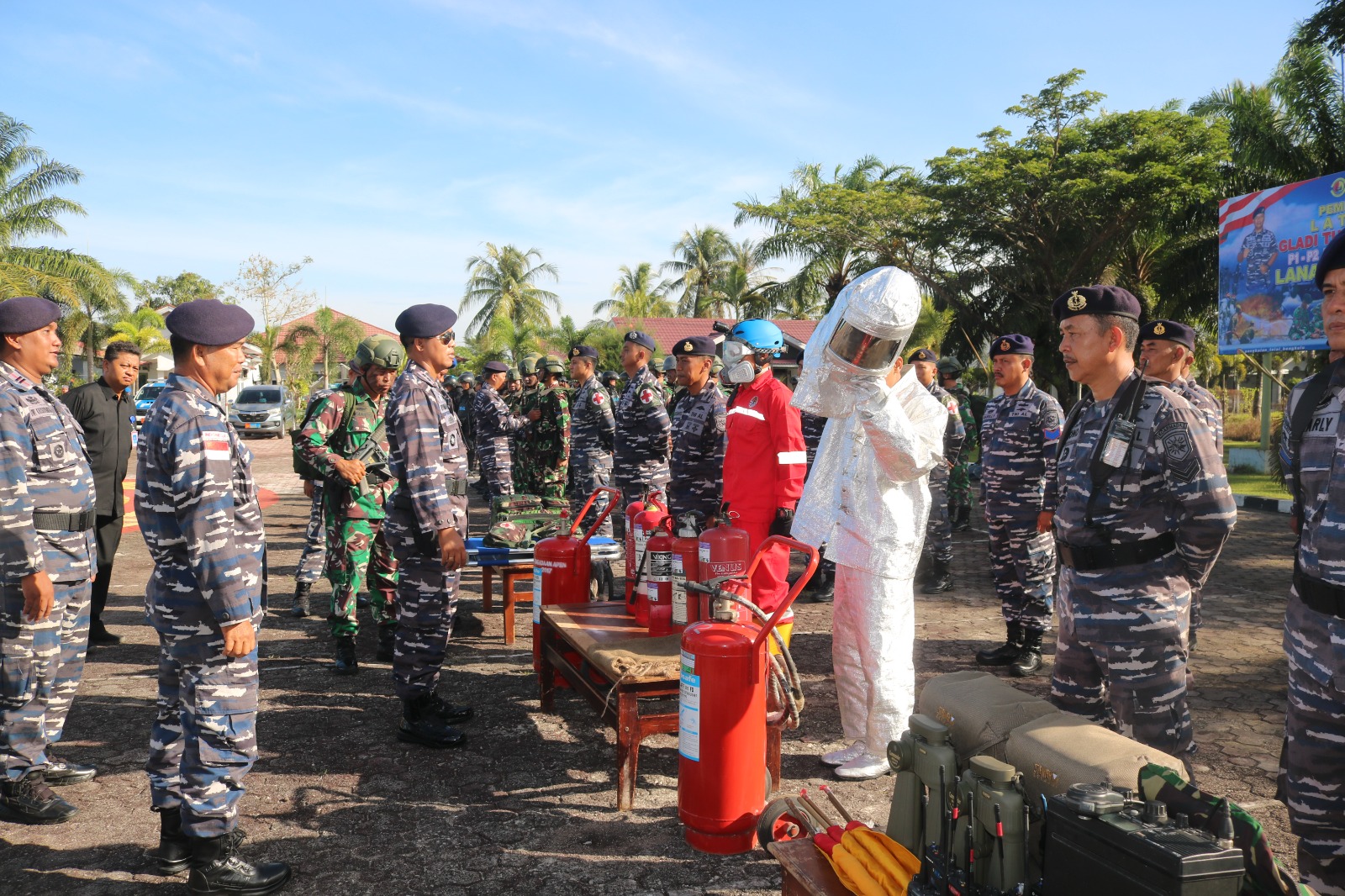 Antisipasi Ancaman, Lanal Bengkulu Gelar Latihan Galagaspur