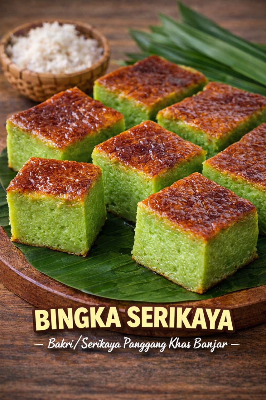 Bingka Serikaya Panggang, Kue Khas Banjar yang Cocok untuk Camilan Berbuka