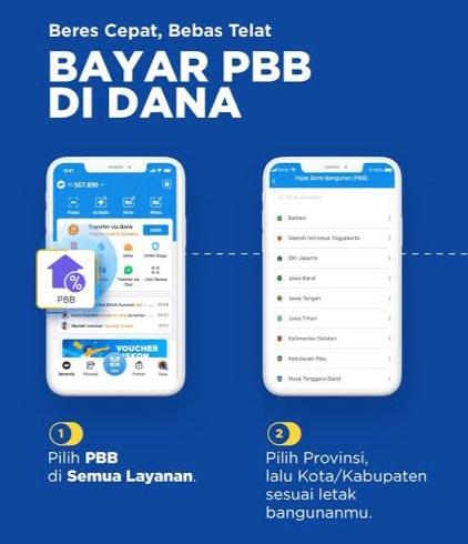 Bayar Tagihan PBB Jadi Lebih Mudah Lewat Aplikasi DANA, Bebas Antrian dan Cukup Dari Rumah Saja Kok!