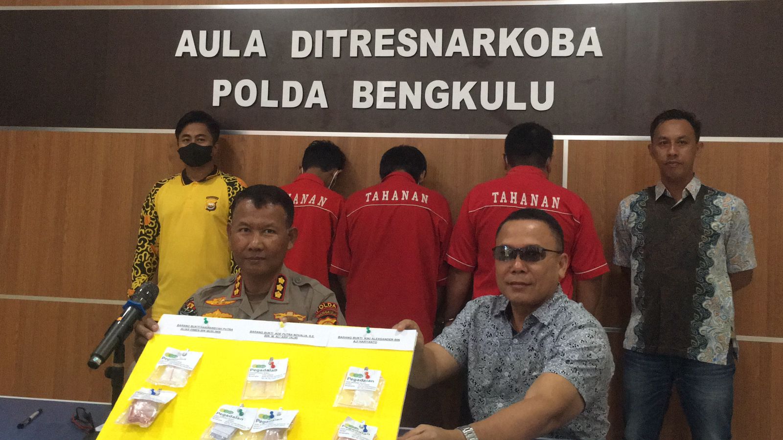 Polda Bengkulu Ciduk Pengedar Narkoba Lintas Provinsi 