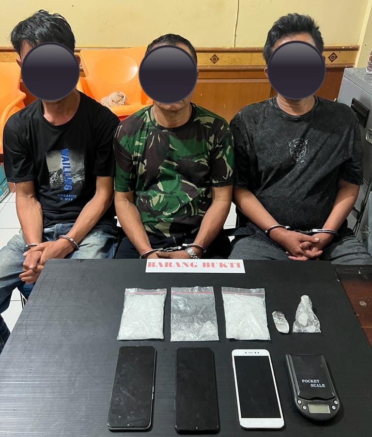 Anggota TNI Gadungan Bersama 2 Residivis Diringkus Polda Bengkulu, Bawa Sabu Senilai Rp 150 Juta