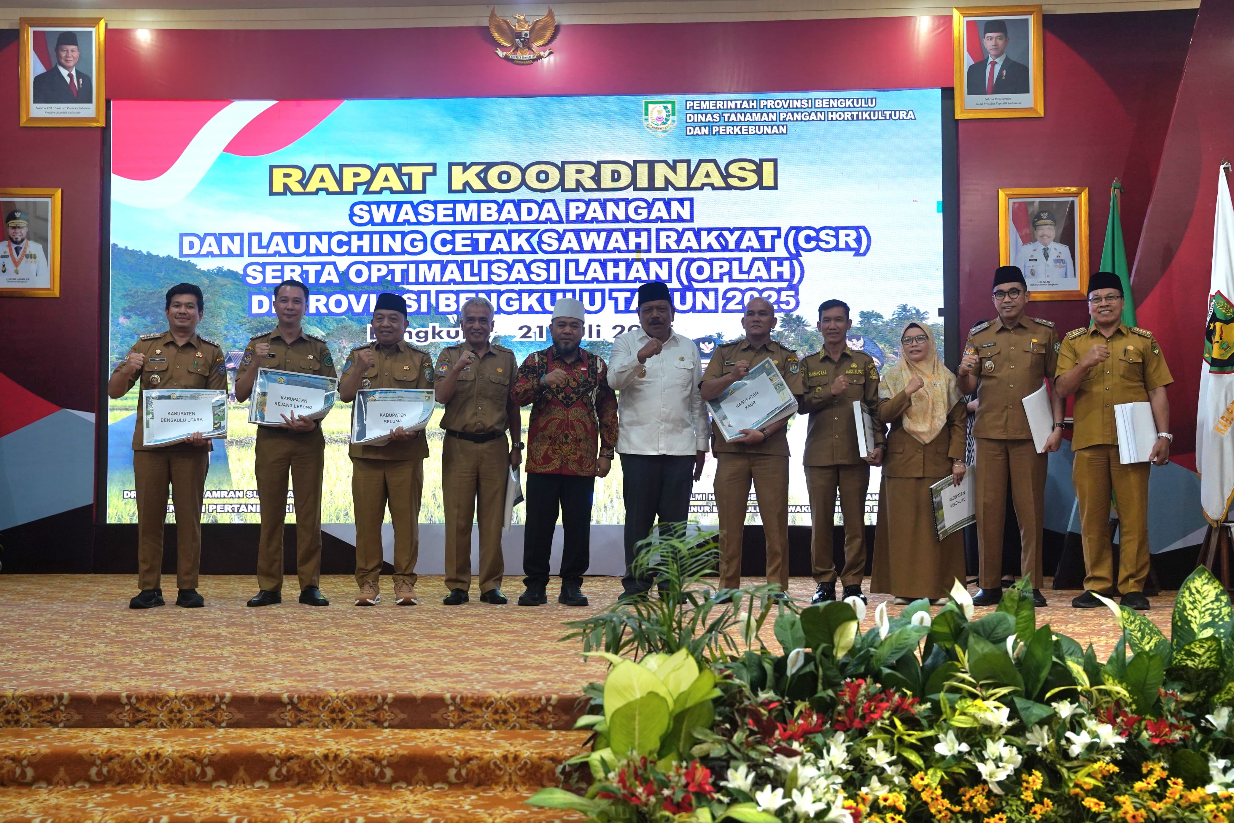 Pemprov Bengkulu Luncurkan Program Cetak Sawah Rakyat, Dukung Swasembada Pangan Nasional
