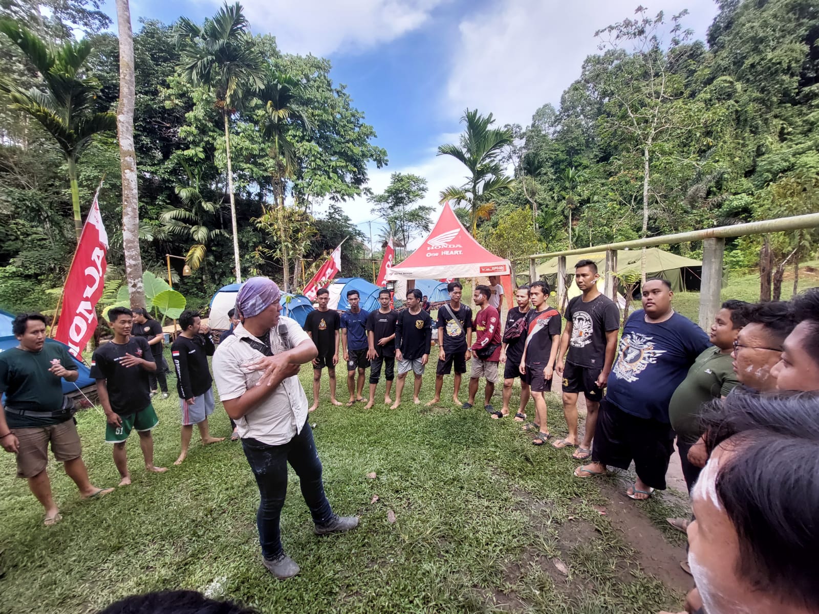 Jalin Silaturahmi Biker Honda Community Bengkulu, Astra Motor Bengkulu Gelar Honda Biker Adventure Camp 2023