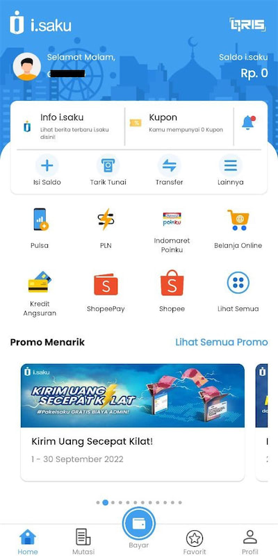 Cara Praktis Top Up Saldo iSaku Lewat Indomaret, ATM Bank, OVO dan DANA