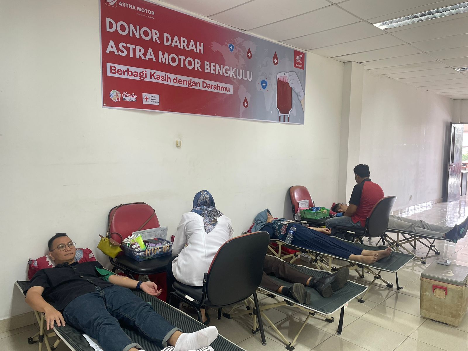 Sinergi Bagi Negeri, Astra Motor Bengkulu Gelar Donor Darah Rutin untuk Bantu Pasokan Darah PMI