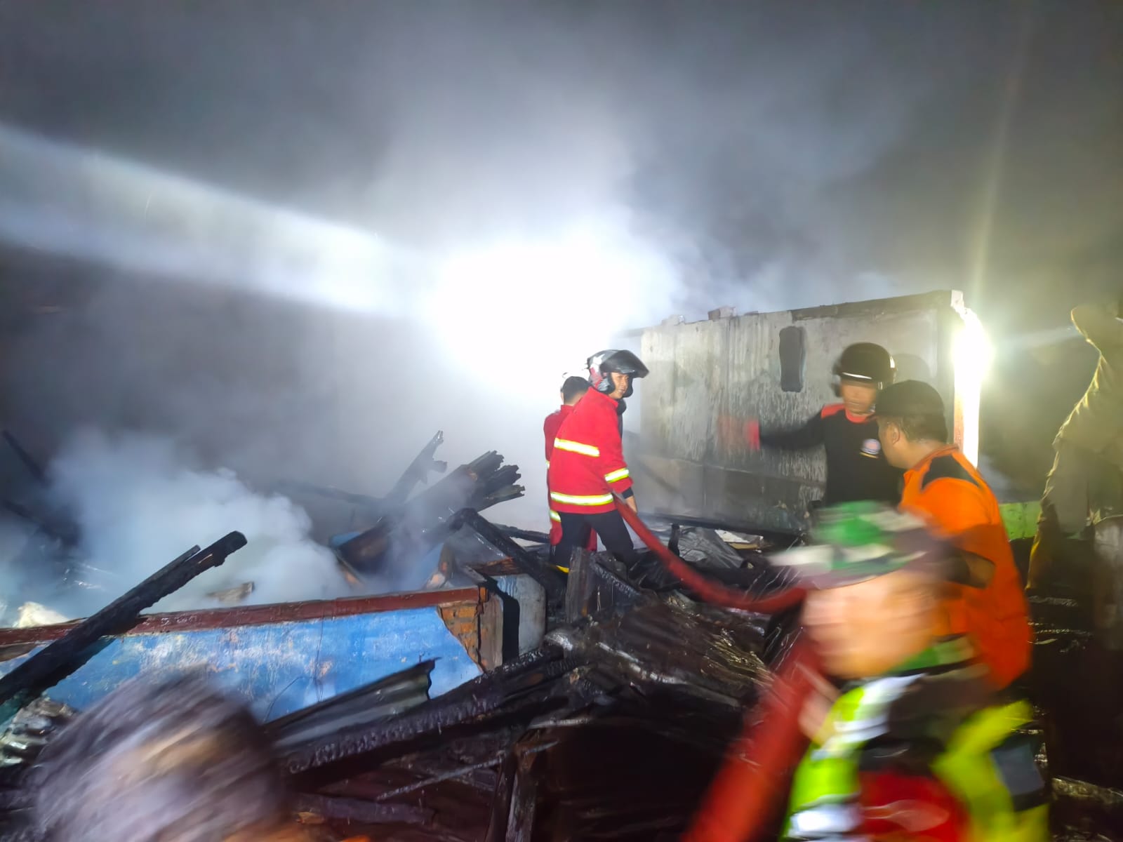 Enam Rumah di Rejang Lebong Terbakar, Kerugian Capai Rp 600 Juta