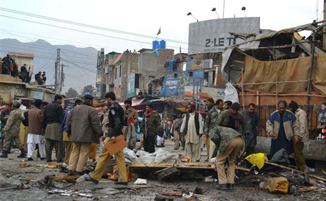 Bom Beruntun Guncang Pakistan, 110 Orang Tewas