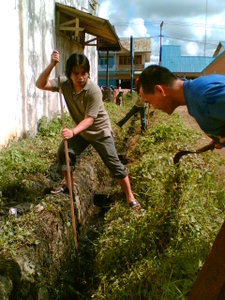 Sumbat Drainase, Rumah Dibongkar