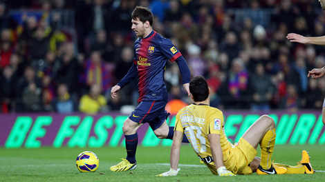 Empat Gol Lionel Messi Tenggelamkan Osasuna