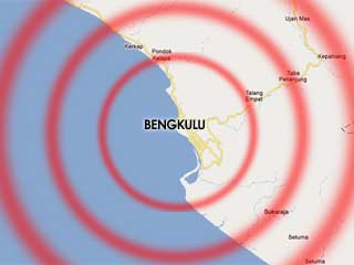 Gempa 5,2 Skala Richter Landa Bengkulu, Kedalaman 10 Kilometer