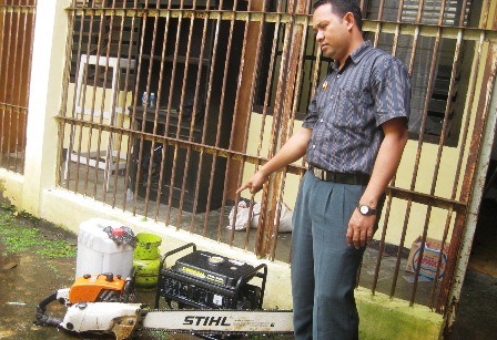 Diduga Pelaku Ileggal Logging,7 warga Diamankan