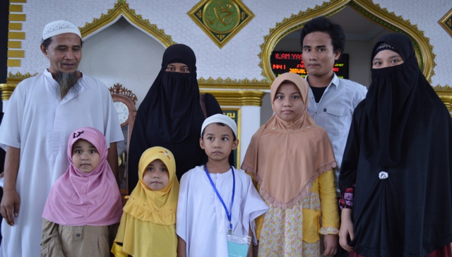 Warga Nusa Indah dan 8 Anaknya Penghafal Alquran