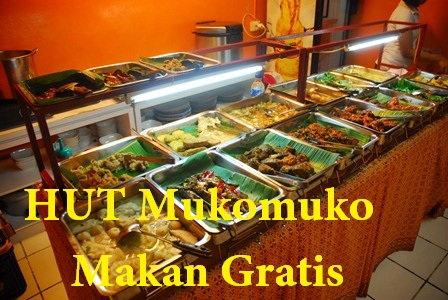 HUT Mukomuko Disiapkan Makan Gratis