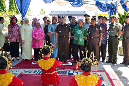 Mukomuko Sambut Kajati dengan Tari Adat