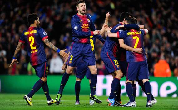 Jordi Alba Lengkapi Kemenangan Barcelona Atas AC Milan, 4-0