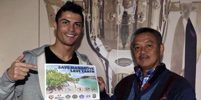 Ronaldo Jadi Duta Mangrove di Indonesia