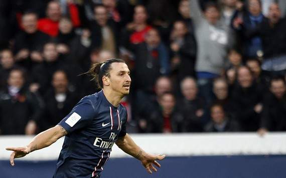 Zlatan Ibrahimovic Pastikan Kemenangan Paris Saint-Germain