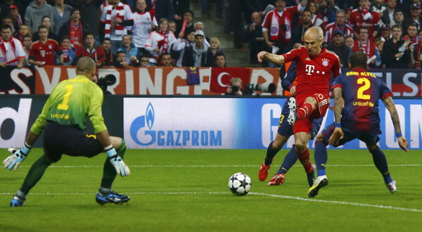 Robben: Bayern Tampil Sempurna Ketimbang Barca