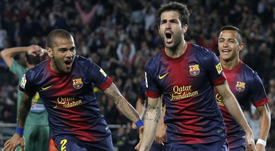 Barca Taklukkan Levante, Fabregas Jadi Pahlawan